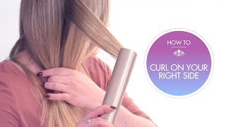 How To Curl Your Hair With The TYME Iron Pro Right Side Instruction [upl. by Ellenwahs20]