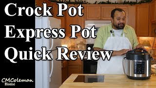 Crock Pot Express Crock Quick Review [upl. by Analat]