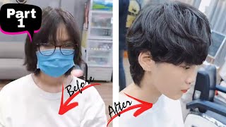 Cool Tomboy Haircut step by step  Part 1 [upl. by Gamal571]