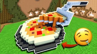 ¿TE COMERÍAS ESTA PIZZA LEGENDARIA 🤤😍 MINECRAFT BUILD BATTLE CON TROLLINO [upl. by Riffle68]