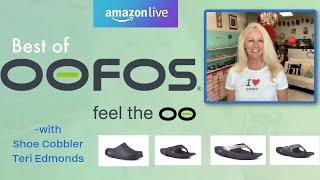 OOFOS Product Review by Cobbler Teri Edmonds [upl. by Annoiek861]