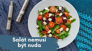 Vynikající RUKOLOVÝ salát se zálivkou  2 způsoby  Recept  vegan [upl. by Corabella]