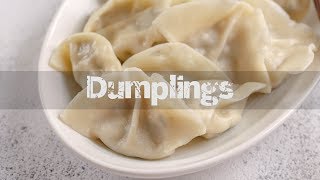 How to Make Dumplings Jiaozi [upl. by Haimorej]