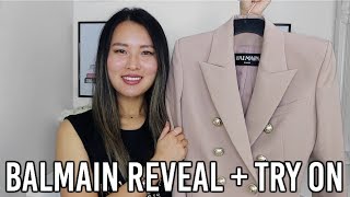 Balmain blazer reveal 2019  Sizing tryon prices [upl. by Emilia90]