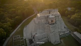 Zona Arqueológica Uxmal  Yucatán con Drone [upl. by Ketchum443]