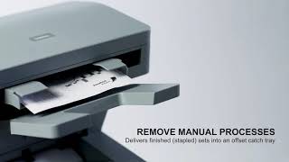 Brother SF4000 Staple Finisher  Automatically have your documents stapled when they are printed [upl. by Aydiv]