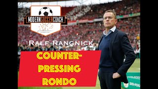 Ralf Rangnick  Intense amp Aggressive CounterPressing Rondo [upl. by Lindi]