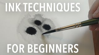 Ink Drawing Techniques for Beginners [upl. by Einniw]