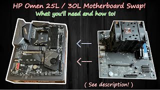 I swapped out my HP Omen motherboard What youll need and how to [upl. by Nehttam]