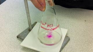 Titration using phenolphthalein [upl. by Anez]