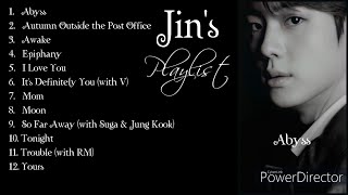 BTS  Jins Playlist 2022 [upl. by Inattyrb]