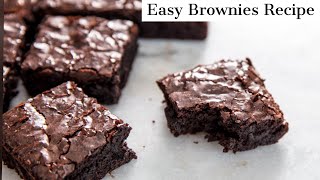 Easy Brownies Recipe [upl. by Akzseinga]