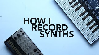 How I record hardware synths with Ableton live example [upl. by Vasileior]