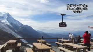 Aiguille du Midi Cable Car [upl. by Gnirps]