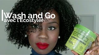 Tutoriel  Wash and go avec Ecostyler Gel [upl. by Krik]