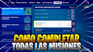 COMO COMPLETAR TODAS LAS MISIONES DE FORTNITE FESTIVAL [upl. by Forland]