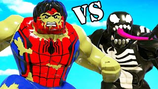 HULK  SPIDERMAN VS VENOM  EPIC BATTLE [upl. by Ydnac888]