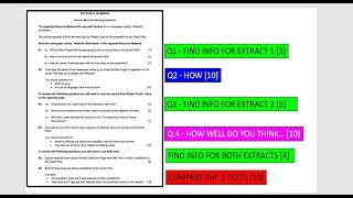 Reading exam  1 DAY TO GO TIPS Paper 2 EDUQAS GCSE English Language [upl. by Edia721]