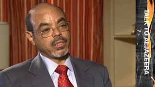 Meles Zenawi Talk to Jazeera [upl. by Ronalda]