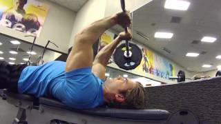 How to Perform Skull Crushers  Triceps Exercise Tutorial [upl. by Naujit]