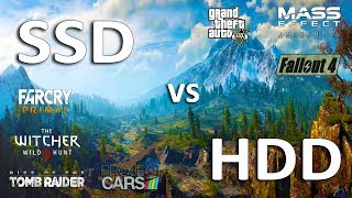 SSD vs HDD Test in 7 Games Loading\FPS [upl. by Lesslie]