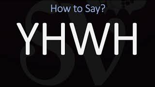 How to Pronounce YHWH CORRECTLY  Jehovah Yahweh Pronunciation [upl. by Eamon]