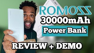 Romoss 30000mah Power Bank Review  Demo [upl. by Summer354]