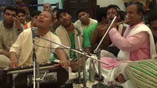 Hare Krishna Kirtan  2 by Mathura Jivan Prabhu on Day 2 of ISKCON Mira Road Kirtan Mela 2016 [upl. by Ahseral]