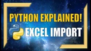 Python How to Import Microsoft Excel Files [upl. by Spike]