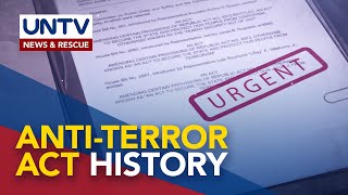 HISTORY AntiTerrorism Act of 2020 or RA 11479 [upl. by Bernadette539]