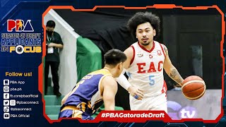 PBARookieDraft Applicants 2022 CJ Cadua [upl. by Friend680]