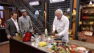 Hellstrøm konkurrer mot MasterChefelevene [upl. by Yeltnarb]