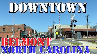 Belmont  North Carolina  4K Downtown Drive [upl. by Stutzman]