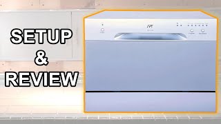 SPT Countertop Dishwasher Setup amp Review  For Small Kitchens [upl. by Nnylimaj]