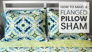 How to Make a Flanged Pillow Sham [upl. by Sandon66]