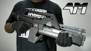 SNOW WOLF M41A PULSE RIFLE  ALIENS  Airsoft Unboxing Review  Black amp Grey version [upl. by Nolrac]