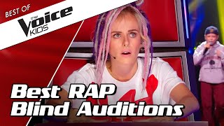 TOP 10  Surprising YOUNG RAPPERS in The Voice Kids [upl. by Reerg]