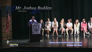 National Honor Society Induction Ceremony 2022 [upl. by Llesram836]