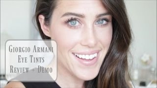 Giorgio Armani Eye Tints Tutorial  Review [upl. by Eibob239]