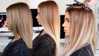 HOW TO APPLY TAPE IN HAIR EXTENSIONS  Step by step tutorial [upl. by Traci973]