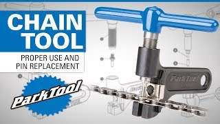 Park Tool Chain Tools  Pin Replacement amp Proper Usage [upl. by Huskamp]