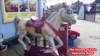 1980s Coin Operated Horse Kiddie Ride  Derby Horse [upl. by Akerdal61]