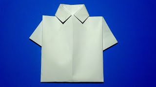 Camisa de Papel  Origami paso paso [upl. by Gelasias]