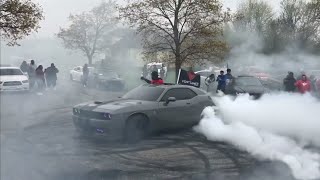 Crazy Dodge Burnouts and Drifting  Made in Detroit [upl. by Ysabel]