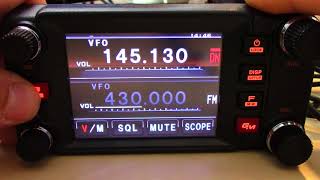 Yaesu FTM400DR System Fusion C4FM Dual Band VHFUHF Transceiver [upl. by Bihas604]