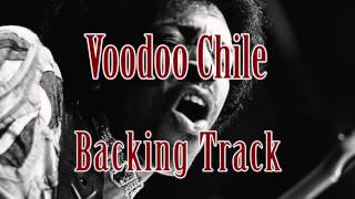 Voodoo Chile Backing Track Em [upl. by Beverie]