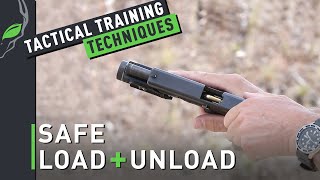 Tactical Training Technique How To Load And Unload A Pistol [upl. by Notfol832]