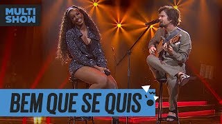 Bem Que Se Quis  IZA  Saulo Fernandes  Música Boa Ao Vivo  Música Multishow [upl. by Dumond]