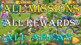 Gardenscapes  All Missions  All Rewards  All Areas Unlocked Part 1  0  Endless [upl. by Geddes]