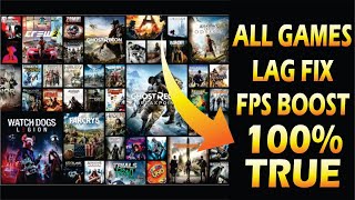 How To Fix Lag In AnyAll Games On Any PC  Low End PCHigh End Pc 2020 [upl. by Asus]